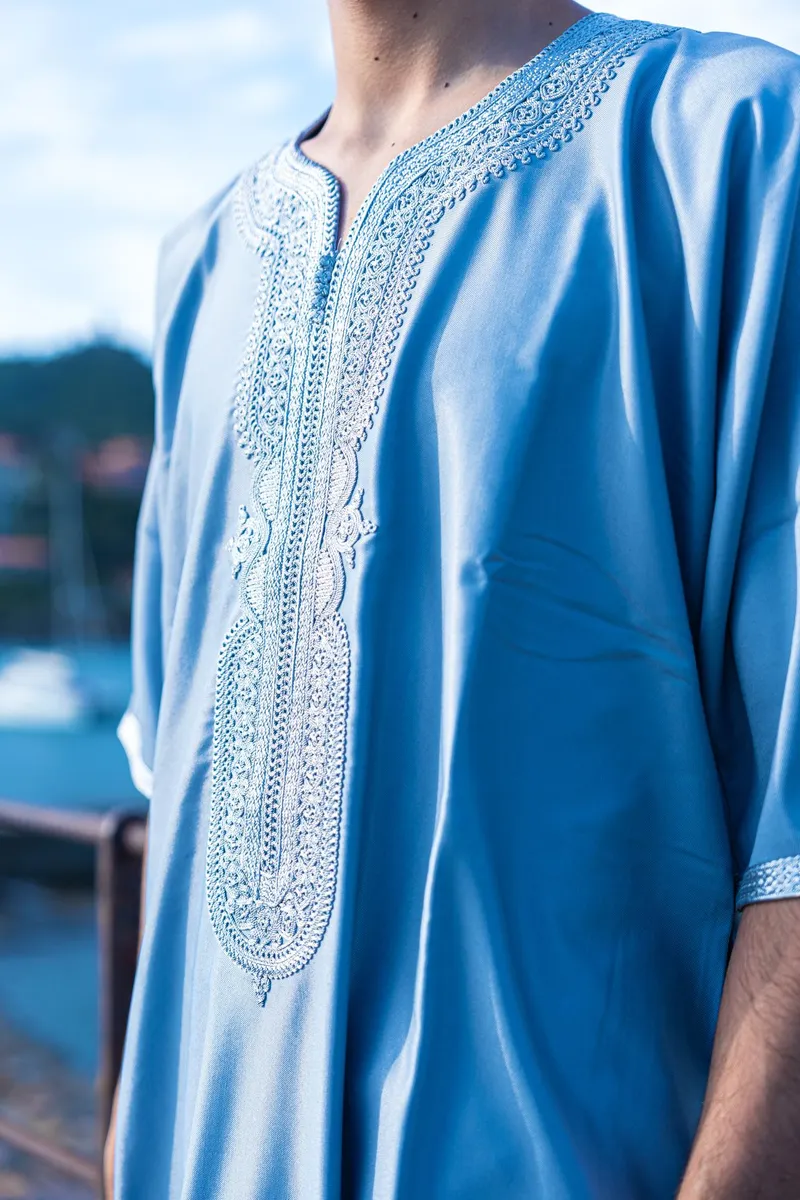 Djelabba Azur Céleste - Vue 3