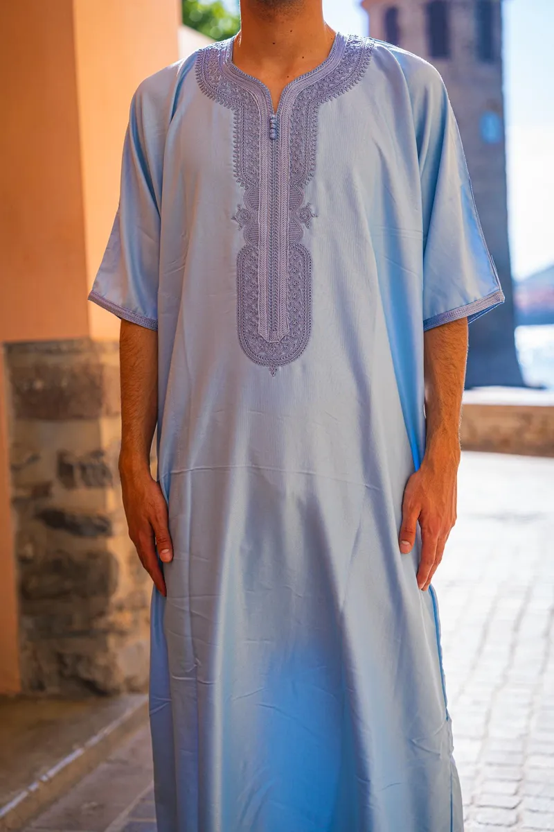 Djelabba Azur Céleste - Vue 2