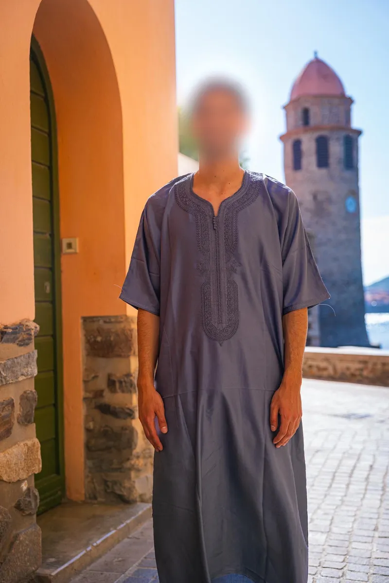 Gandoura Argenté Mystique